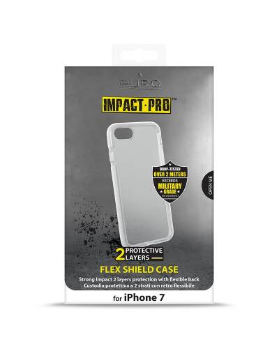 Etui do iPhone 7/8/SE 2020 PURO Impact Pro Flex Shield - białe  - zdjęcie 4