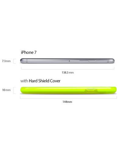 Etui do iPhone 7/8/SE 2020 PURO Impact Pro Hard Shield - limonkowe  - zdjęcie 4