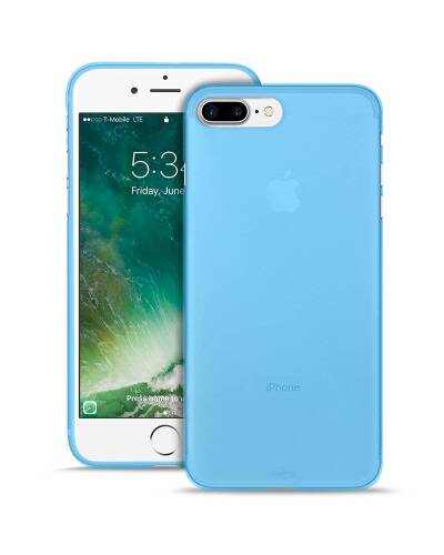 Etui do iPhone 7/8 Plus Puro Ultra Slim - niebieskie - zdjęcie 1