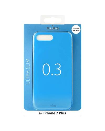 Etui do iPhone 7/8 Plus Puro Ultra Slim - niebieskie - zdjęcie 4