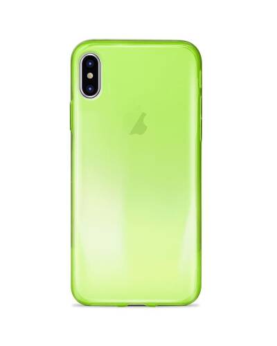 Etui do iPhone XPURO 0.3 Nude -  fluo green - zdjęcie 2