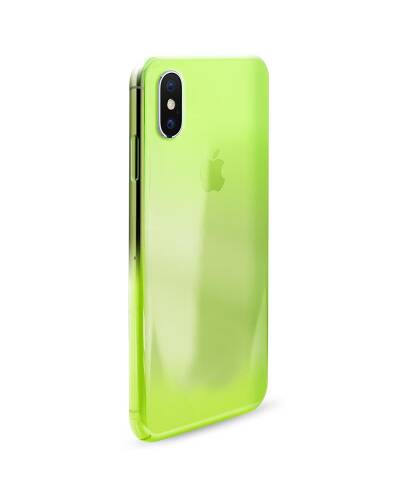 Etui do iPhone XPURO 0.3 Nude -  fluo green - zdjęcie 3