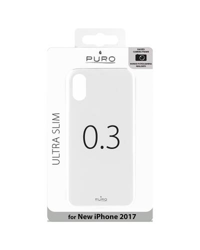 Etui do iPhone X PURO Ultra Slim - przezroczyste  - zdjęcie 3