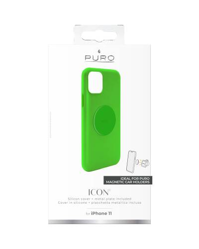 Etui magnetyczne do iPhone 11 Puro ICON+ Cover - zielone  - zdjęcie 2