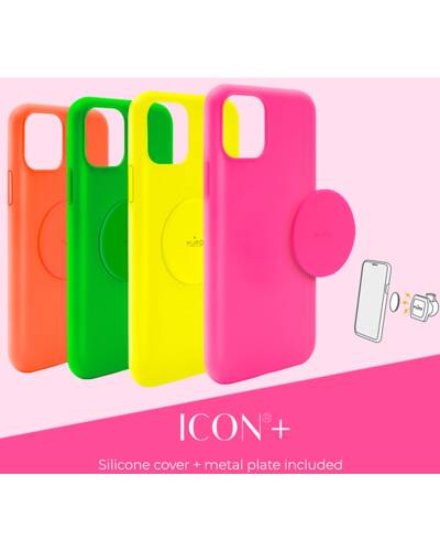 Etui magnetyczne do iPhone 11 Puro ICON + Cover - pomarańczowe - zdjęcie 4