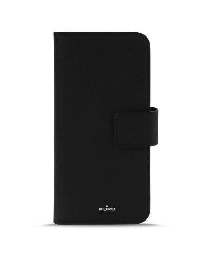 Etui do iPhone XR PURO Wallet Detachable - czarne - zdjęcie 3