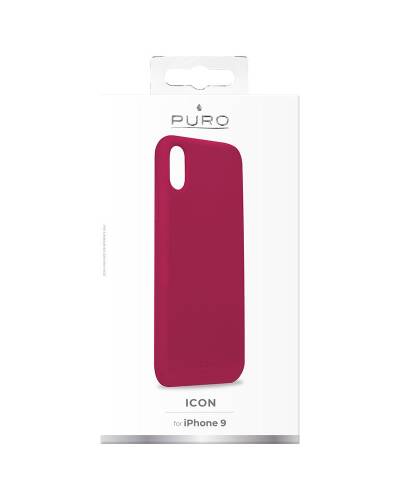 Etui do iPhone XR Puro Icon Cover -  fuksja - zdjęcie 3