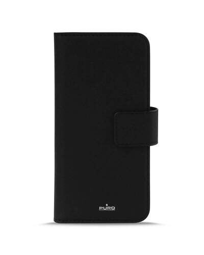 Etui do iPhone X / Xs PURO Wallet Detachable - czarne  - zdjęcie 2