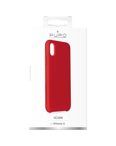 PURO ICON Cover - Etui iPhone X (czerwony) Limited edition - zdjęcie 9