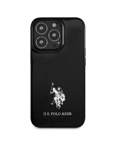 Etui do iPhone 13 Pro US Polo Assn Horses Logo czarne - zdjęcie 3