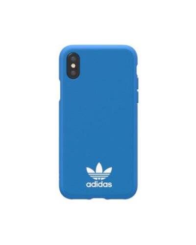 Etui do iPhone X Adidas Moulded - niebieskie  - zdjęcie 1