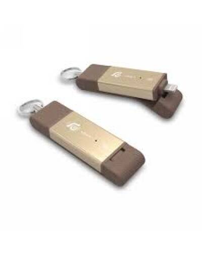 Pamięć przenośna do iPhone/iPad Adam Elements iKlips DUO flash disk - złota - zdjęcie 1