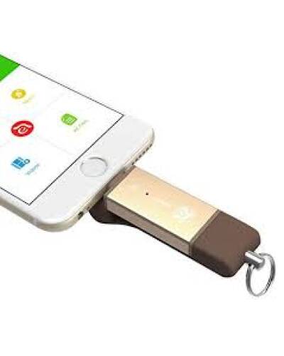 Pamięć przenośna do iPhone/iPad Adam Elements iKlips DUO flash disk - złota - zdjęcie 2