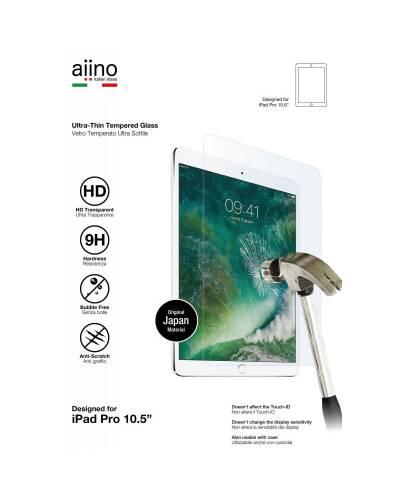 Szkło hartowane do iPad Air/Pro 10,5 Aiino RockGlass - zdjęcie 1