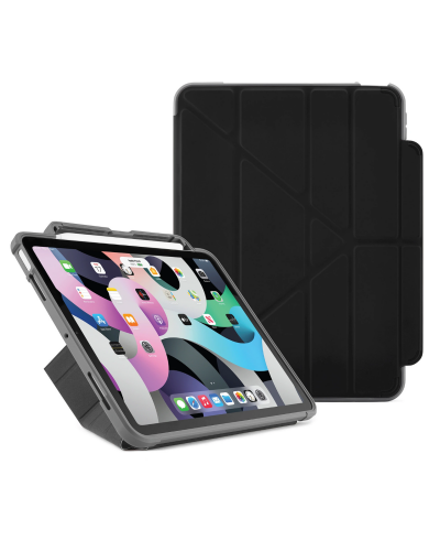 Etui do iPad Air 10,9 4/5 gen. Pipetto Origami No2 Pencil Shield - czarne - zdjęcie 1