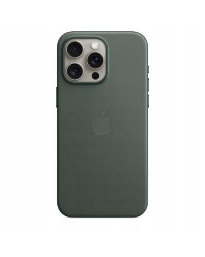 TiO.pl Eksperci Apple: Etui do iPhone 15 Pro Max Apple FineWoven MS - wieczna zieleń