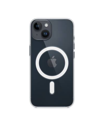 Warszawa Etui do iPhone 14 Apple Silicone MagSafe przezroczysty - zdjęcie 5
