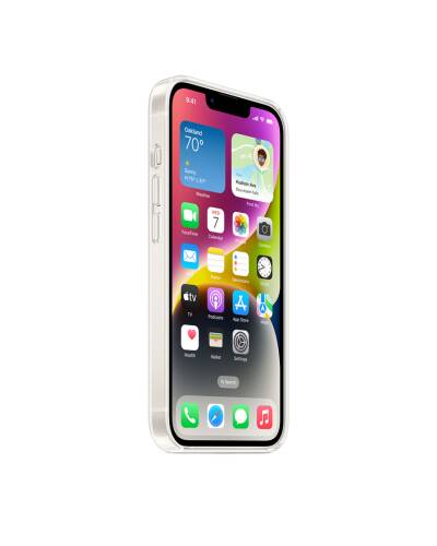 MPU13ZM/A Etui do iPhone 14 Apple Silicone Case z MagSafe przezroczysty - zdjęcie 2