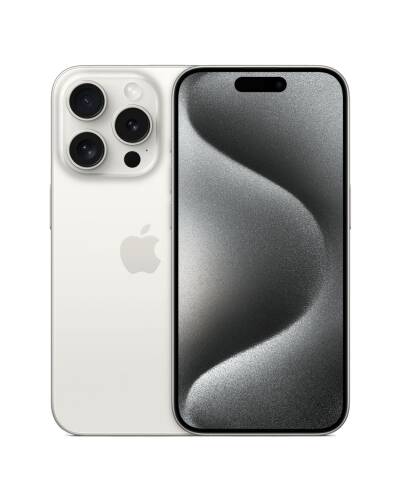 Apple iPhone 15 Pro 128GB - tytan biały - zdjęcie 1