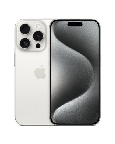 Apple iPhone 15 Pro 256GB - tytan biały - zdjęcie 1
