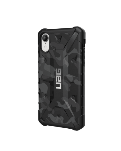 Etui do iPhone Xr UAG Pathfinder Midnigt Camo - czarne - zdjęcie 1