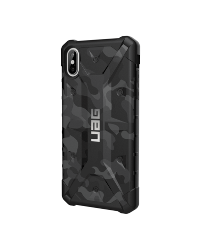 Etui do iPhone Xs Max UAG Pathfinder Midnigt Camo - czarne - zdjęcie 1