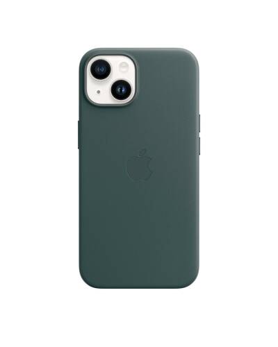 Etui do iPhone 14 Apple Leather Case - leśna zieleń - zdjęcie 1