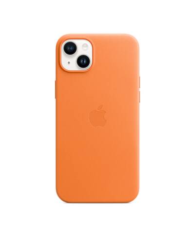 Etui do iPhone 14 Plus Apple Leather Case - pomarańczowy - zdjęcie 5