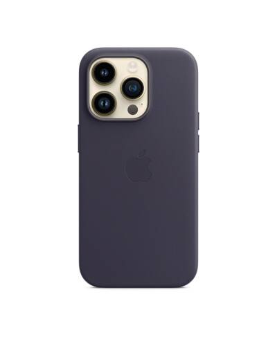 Etui do iPhone 14 Pro Apple Leather Case - atramentowy - zdjęcie 3