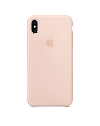 Etui do iPhone Xs Max Apple Silicone - piaskowy róż - zdjęcie 1