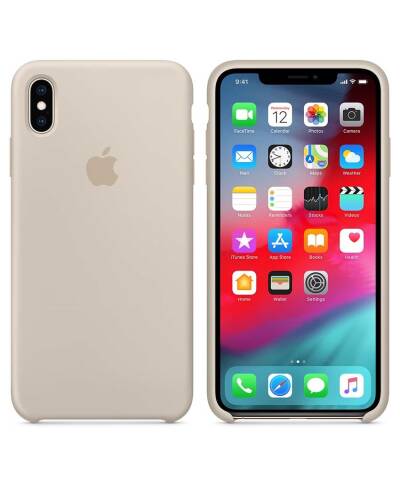 Etui do iPhone X/Xs Apple Silicone - piaskowiec - zdjęcie 2