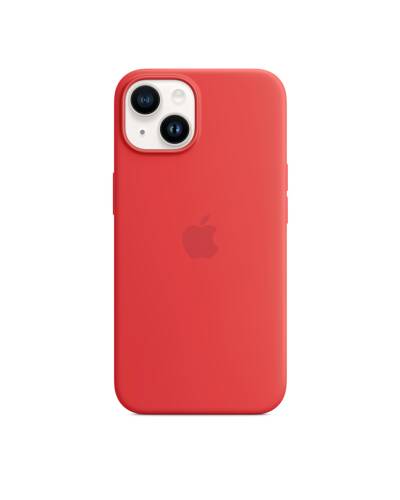 Etui do iPhone 14 Apple Silicone Case z MagSafe - (PRODUCT)RED - zdjęcie 4