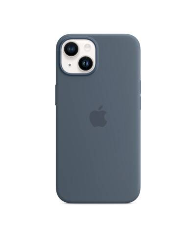 Etui do iPhone 14 Apple Silicone Case z MagSafe - sztormowy błękit - zdjęcie 5