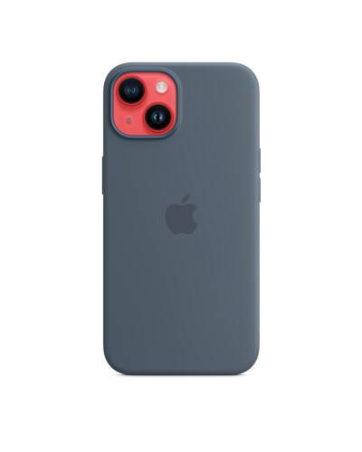 Etui do iPhone 14 Apple Silicone Case z MagSafe - sztormowy błękit - zdjęcie 6