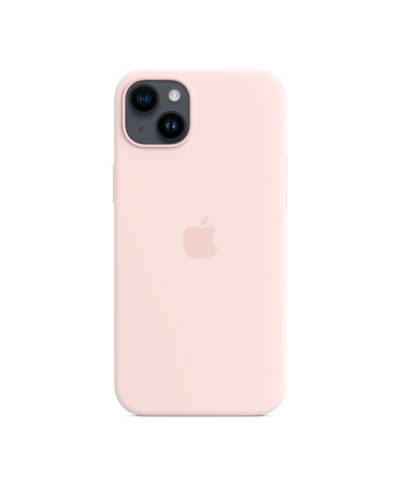 Etui do iPhone 14 Plus Apple Silicone Case z MagSafe - kredkowy róż - zdjęcie 1