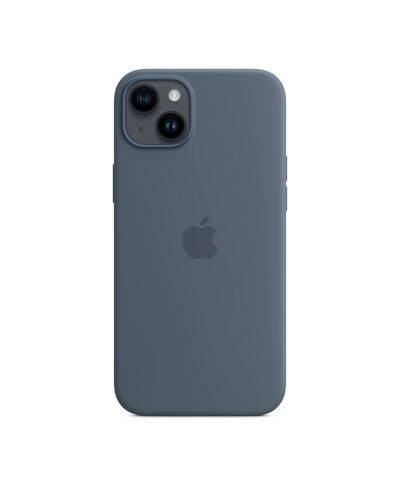 Etui do iPhone 14 Plus Apple Silicone Case z MagSafe - sztormowy błękit - zdjęcie 2