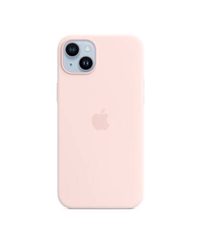 Etui do iPhone 14 Plus Apple Silicone Case z MagSafe - kredkowy róż - zdjęcie 5