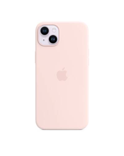 Etui do iPhone 14 Plus Apple Silicone Case z MagSafe - kredkowy róż - zdjęcie 4