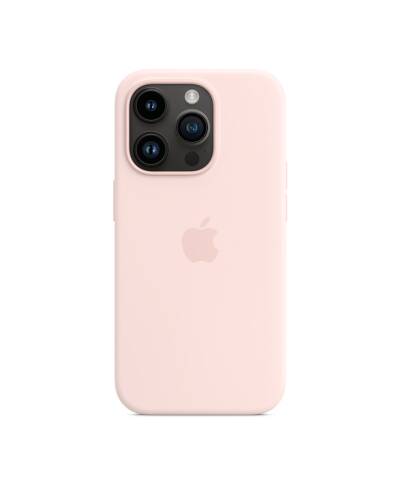 Etui do iPhone 14 Pro Apple Silicone Case z MagSafe - kredkowy róż - zdjęcie 1
