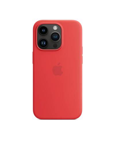 Akcesoria do Iphone Etui 14 Pro Apple Silicone Case MagSafe czerwone - zdjęcie 4