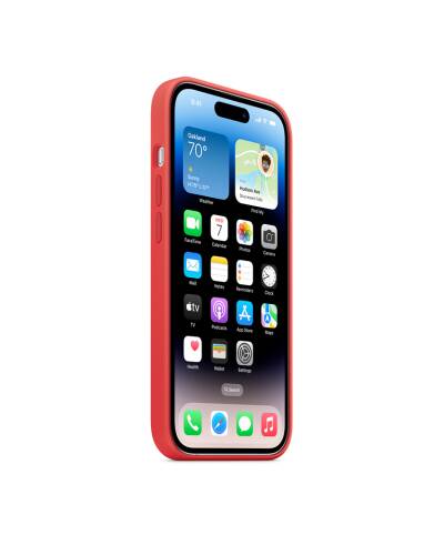 Etui iPhone 14 Pro Apple Silicone Case z MagSafe czerwone - zdjęcie 2