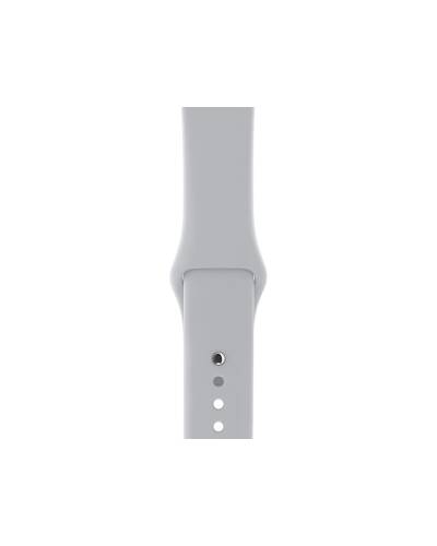  Apple Watch S3 38mm Srebrny z paskiem w kolorze białym  - zdjęcie 3