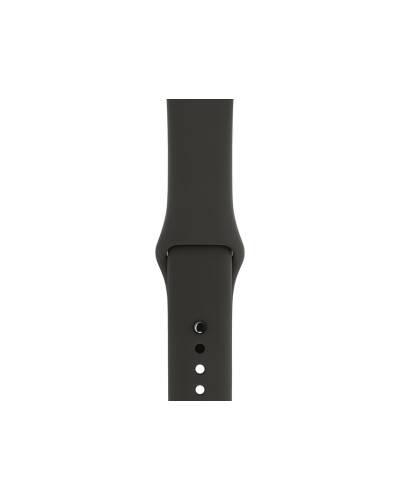 Apple Watch S3 38mm Gwiezdna Szarość z paskiem w kolorze czarnym - zdjęcie 2