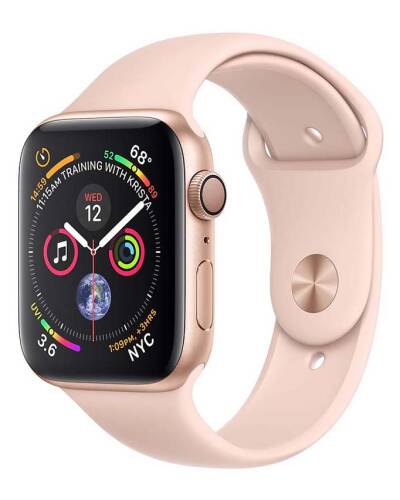 Apple Watch S4 40mm Złoty z paskiem w kolorze piaskowego różu - zdjęcie 1