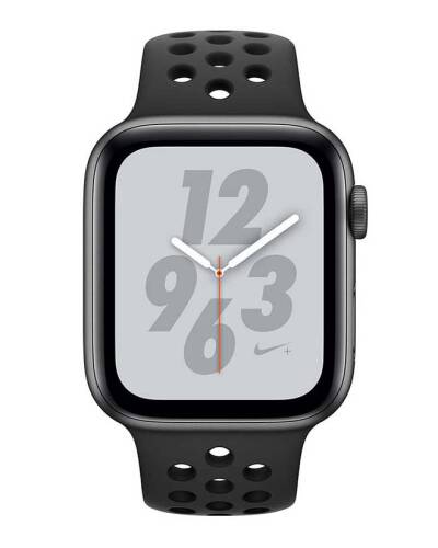 Apple Watch S4 Nike+ 44mm Gwiezdna Szarość z paskiem Nike w kolorze antracytu/czarnym - zdjęcie 2