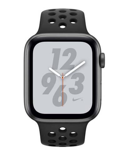 Apple Watch S4 Nike+ 40mm Gwiezdna Szarość z paskiem Nike w kolorze antracytu/czarnym - zdjęcie 2