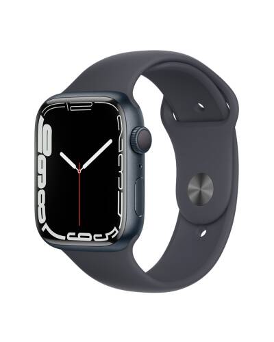 Apple Watch S7 45mm GPS w kolorze północy - pasek sportowy w kolorze północy - zdjęcie 1