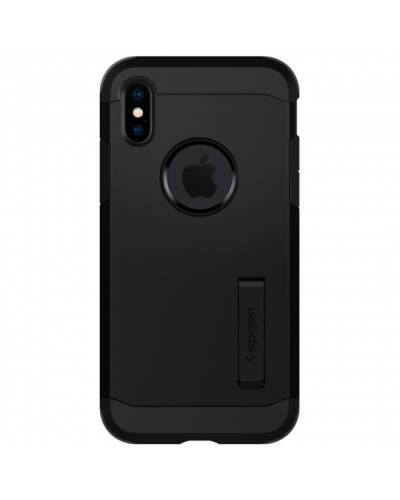 Etui do iPhone X/Xs Spigen Tough Armor XP - czarny - zdjęcie 2