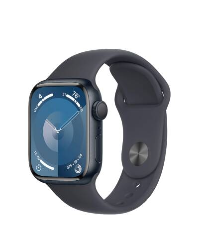 Apple Watch S9 45mm aluminium w kolorze północy z paskiem sportowym w kolorze północy - M/L - zdjęcie 1