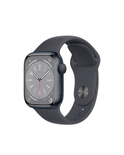 Apple Watch Series 8 41mm aluminium w kolorze północy z paskiem sportowym w kolorze północy - zdjęcie 1